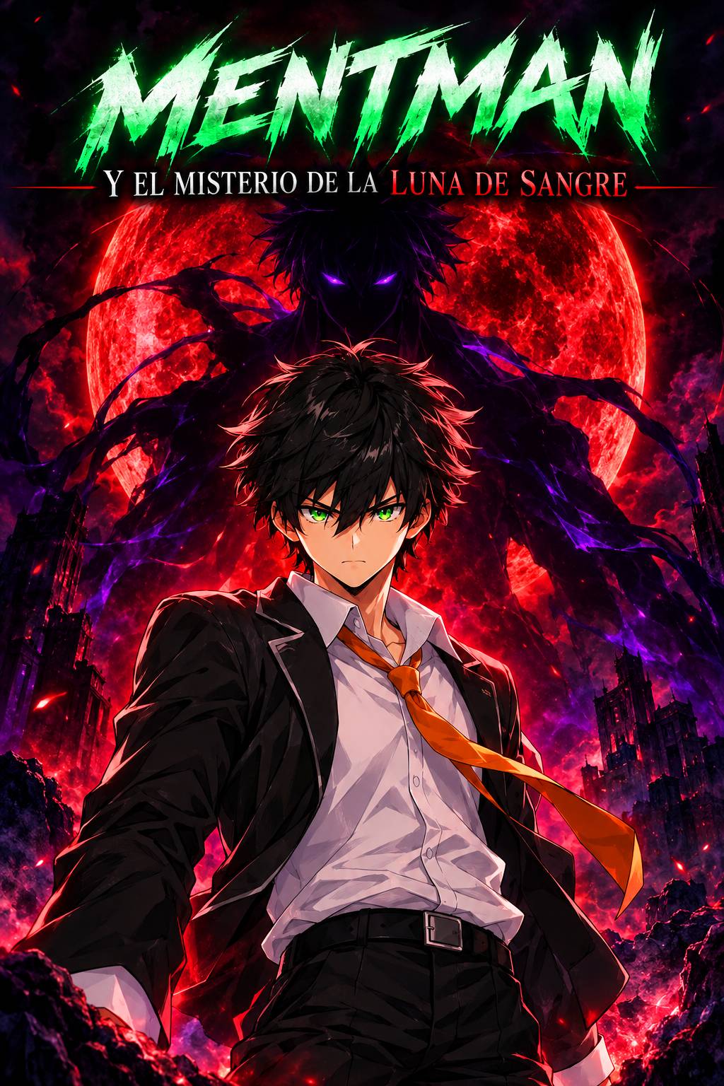 Portada de MENTMAN Y EL MISTERIO DE LA LUNA DE SANGRE